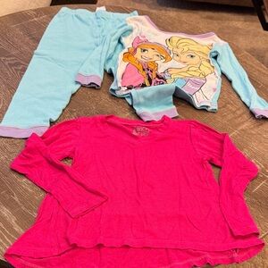 Rock & Candy Kids Pajama Set - Pink and Light Blue